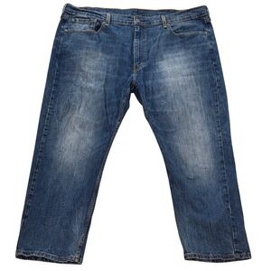 Levi's 502 Jeans Mens W44 L29 Regular Fit Straight Leg Medium‎ Wash Denim